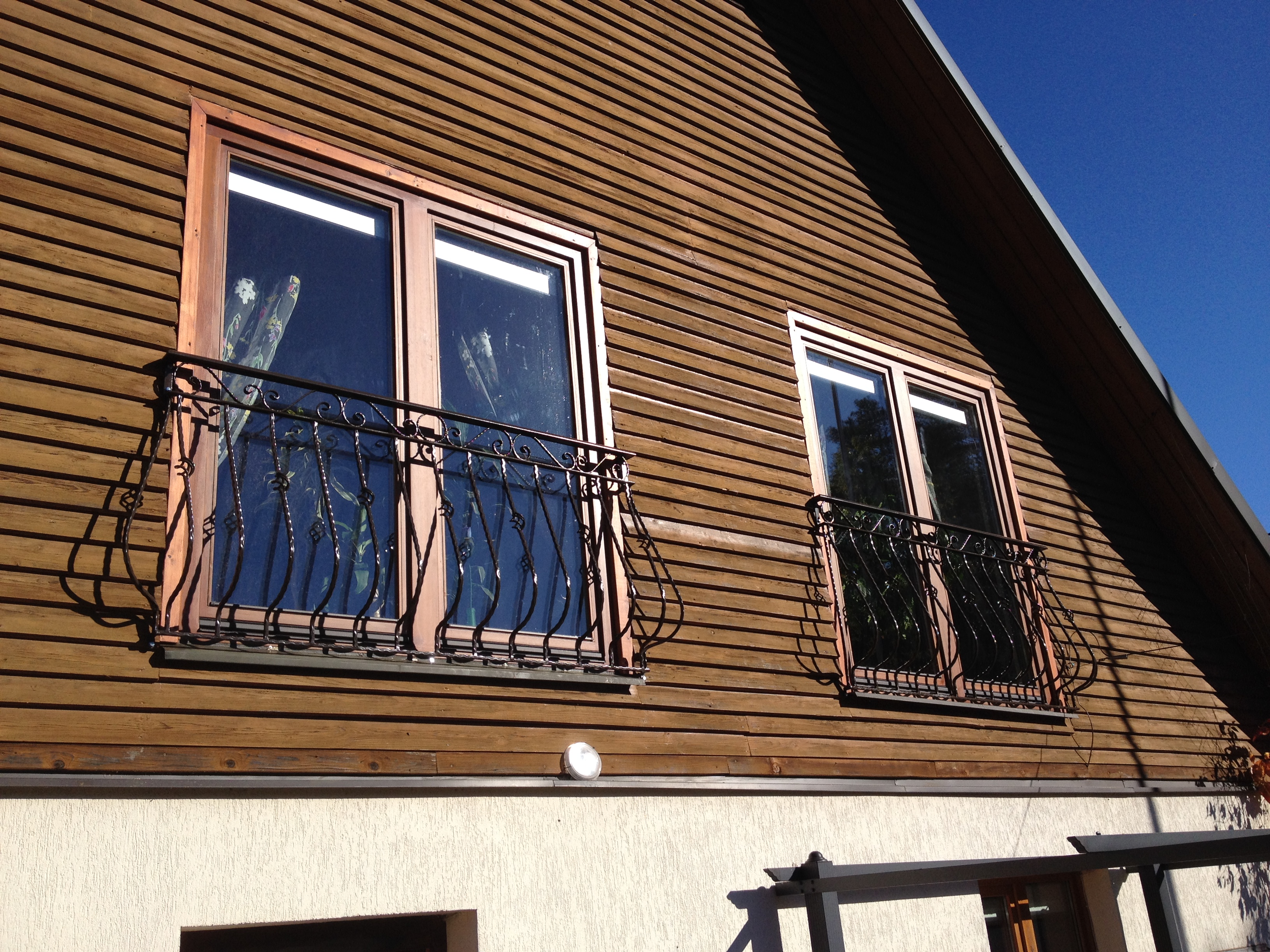 Dekorativas franchu balkona margas 3