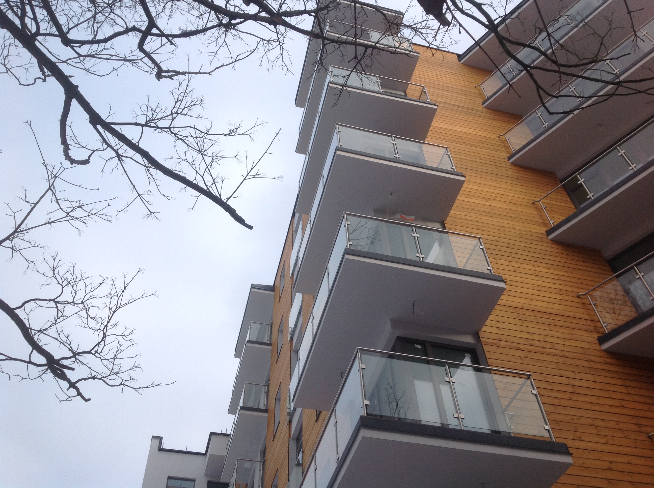 Dzivojamas majas stikla margas